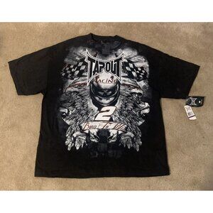 Vintage Y2K Tapout Tap Out Shirt Kevin Harvick Racing Nascar Black Sz XXL  NWT